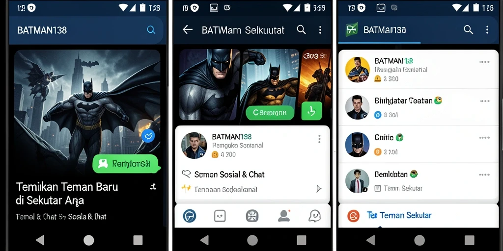 Antarmuka pengguna BATMAN138 yang menarik untuk bersosialisasi.